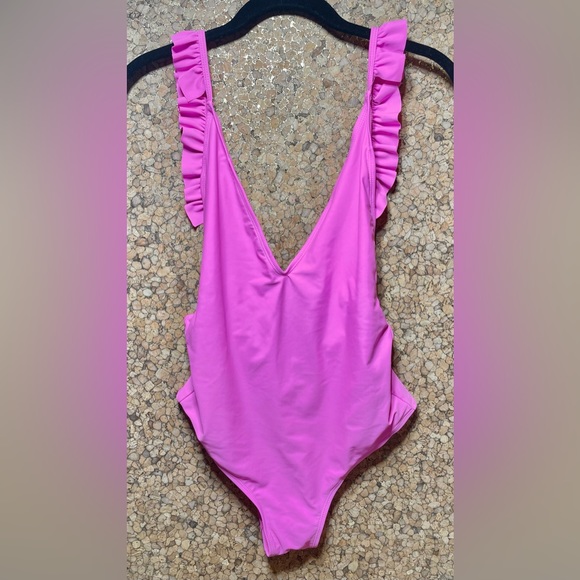 Bright Pink One Piece Swimsuit | Medium - Picture 2 of 7